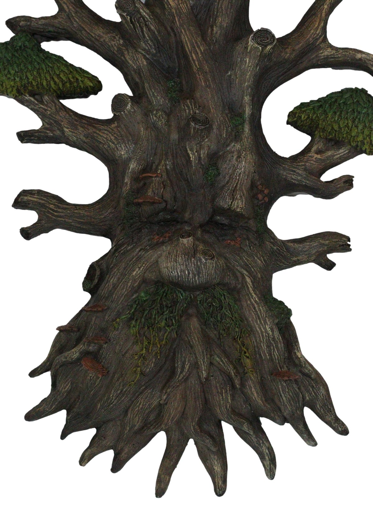 Nature Spirit God Celtic Greenman Tree Ent Canopy Hanging Wall Decor Plaque