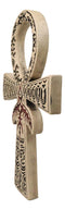 Ancient Egyptian Crux Ansata Ankh Key Horus Hieroglyphs Wall Decor Sculpture