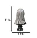 Gothic Macabre Memento Veil Lacroix Skeleton Veiled Bride Bust Lady Figurine 8" H