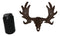 Cast Iron Western Rustic Bull Moose Head Wall Double Hooks For Keys Leashes Hats
