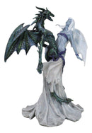 The Dark Chemical Wedding Union of Night Dragon and Morning Angel Figurine