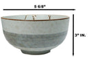Set Of 4 Made In Japan Ceramic Soushun Sakura Blue Plum Medium Tayo Bowls 21oz