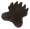 Pack of 2 Cast Iron Grizzly Bear Left and Right Paws Garden Stepping Stones
