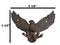 Pack Of 2 Cast Iron Rustic American Bald Eagle Multi Peg Coat Keys Wall Hooks