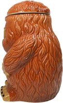 Forest Mythical Creature Sasquatch Big Foot Cryptid Ape Ceramic Cookie Jar