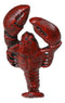 Set of 2 Cast Iron Red Nautical Cajun Creole Crawfish Lobster Tail Wall Hooks