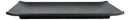 Pack Of 6 Black Silk Melamine Rectangular Sushi Entree Serving Platters 12" L