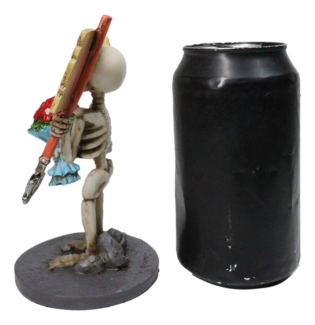 Day Of The Dead Skeleton Valentine With I Hate Everything But U Sign Figurine