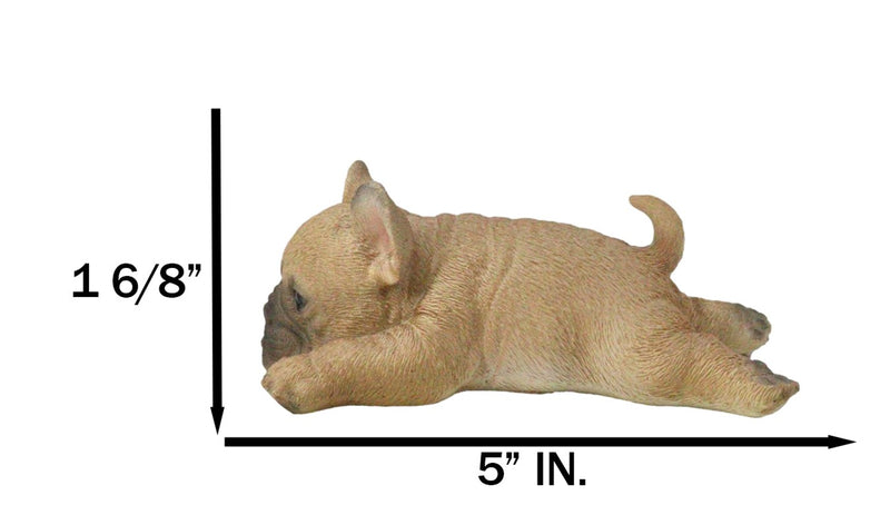 Adorable Frenchie French Bulldog Dog Fridge Magnet Figurine 5" Long