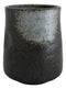 Pack Of 6 Charcoal Grey Tone Hakumu Reactive Glaze Ceramic Yunomi Tea Cups 9oz