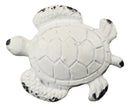 Pack Of 6 Aged White Nautical Marine Sea Turtle Drawer Cabinet Door Pull Knobs