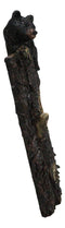 Set of 2 Rustic Forest Black Bears Climbing Tree Double Receptacle Outlet Covers