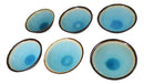 Pack Of 6 Crackle Blue Sky Aozora Kannyu Ceramic Large Pho Ramen Soup Bowls 47oz
