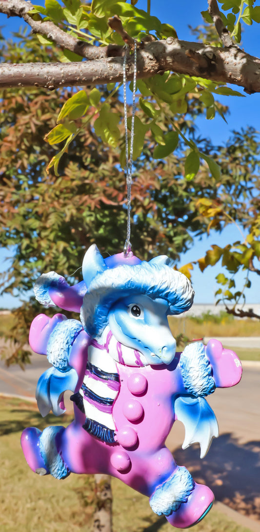 Ruth Thompson Snow Proof Suit Winter Dragon Christmas Tree Hanging Ornament