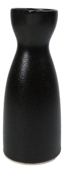 Pack Of 6 Porcelain Kokuyo Black Japanese Wine Sake Tokkuri Carafe Flasks