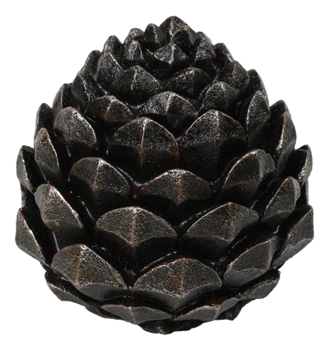Cozy Pines Rustic Pinecone Figurine Small Woodland Pine Cone Tabletop Decor