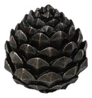 Cozy Pines Rustic Pinecone Figurine Small Woodland Pine Cone Tabletop Decor