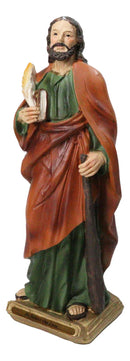 Christian Apostle Disciple of Jesus Saint James The Less With Gospel Figurine 8"