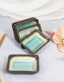 Pack Of 6 Green Midori Kannyu Porcelain Condiment Dipping Sauce Dishes 3oz