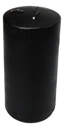 Apothecary Wicca Witchcraft Vampire Tears Black Scented Pillar Candle 6"H