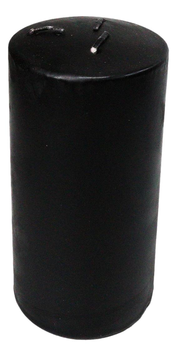 Set Of 2 Apothecary Wicca Witchcraft Vampire Tears Black Scented Pillar Candles