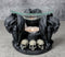 Nosferatu Gothic Vampire Gargoyles With Skulls Votive Candle Heat Oil Warmer