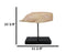 Nautical Marine Contemporary Sperm Whale Fish Faux Wood Sculpture On Pole Stand