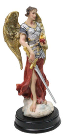 Catholic Christian Church Archangel Saint Jehudiel Laudation Of God Figurine 5"H