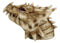 Fossil Dragon Skull Skeleton With Faux Geode Crystal Eyes Incense Burner Box