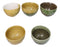 Abstract Art Tenmoku Glazed Ceramic 10oz Matcha Tea Bowl Set of 5 Made In Japan