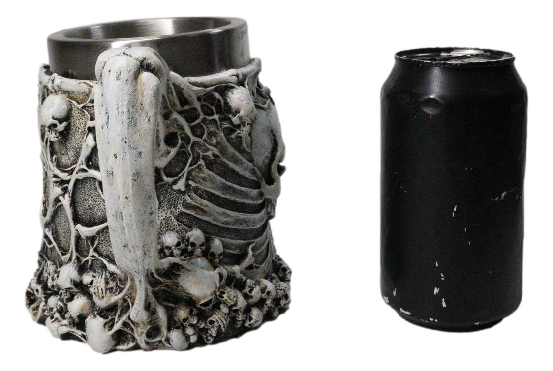 Gothic Skull Skeleton Bones Graveyard Large 19 oz Tankard Coffee Cup Mug