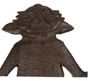 Pack Of 3 Whimsical Cat Cast Iron Stepping Stone Rustic Bronze Garden Accent