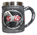 The Trail Of Painted Ponies Crusader Knight Cavalier Medieval Horse Tankard Mug