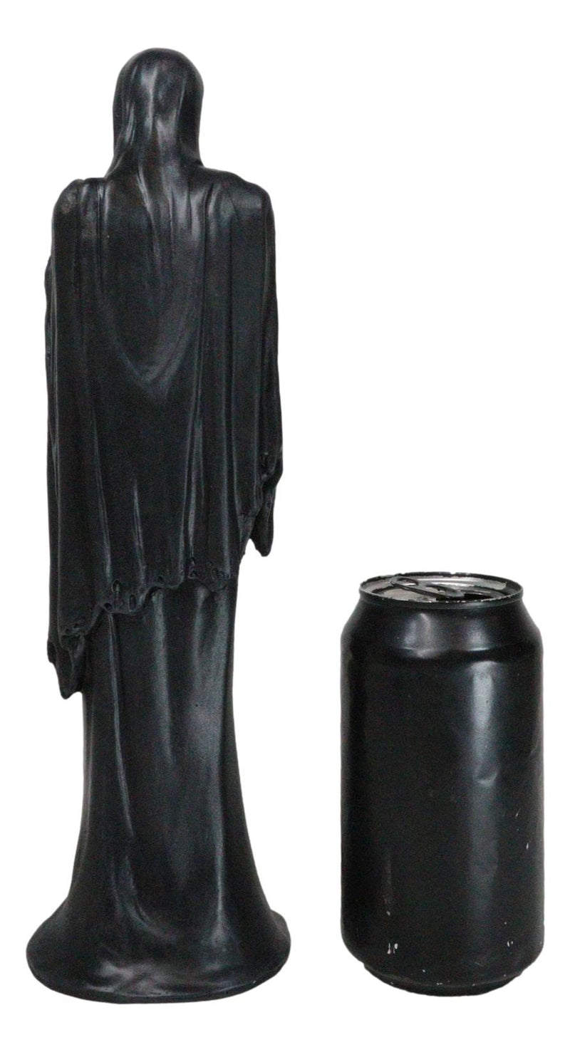 The Boogeyman Black Death Grim Reaper Wearing Long Cloak Robe Garment Figurine