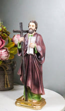 Apostle Disciple Of Jesus Saint Philip Holding Tall Cross Figurine 12" Series