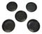 Pack Of 5 Charcoal Grey Tone Hakumu Collection Shallow Bowl Or Deep Plates 10oz