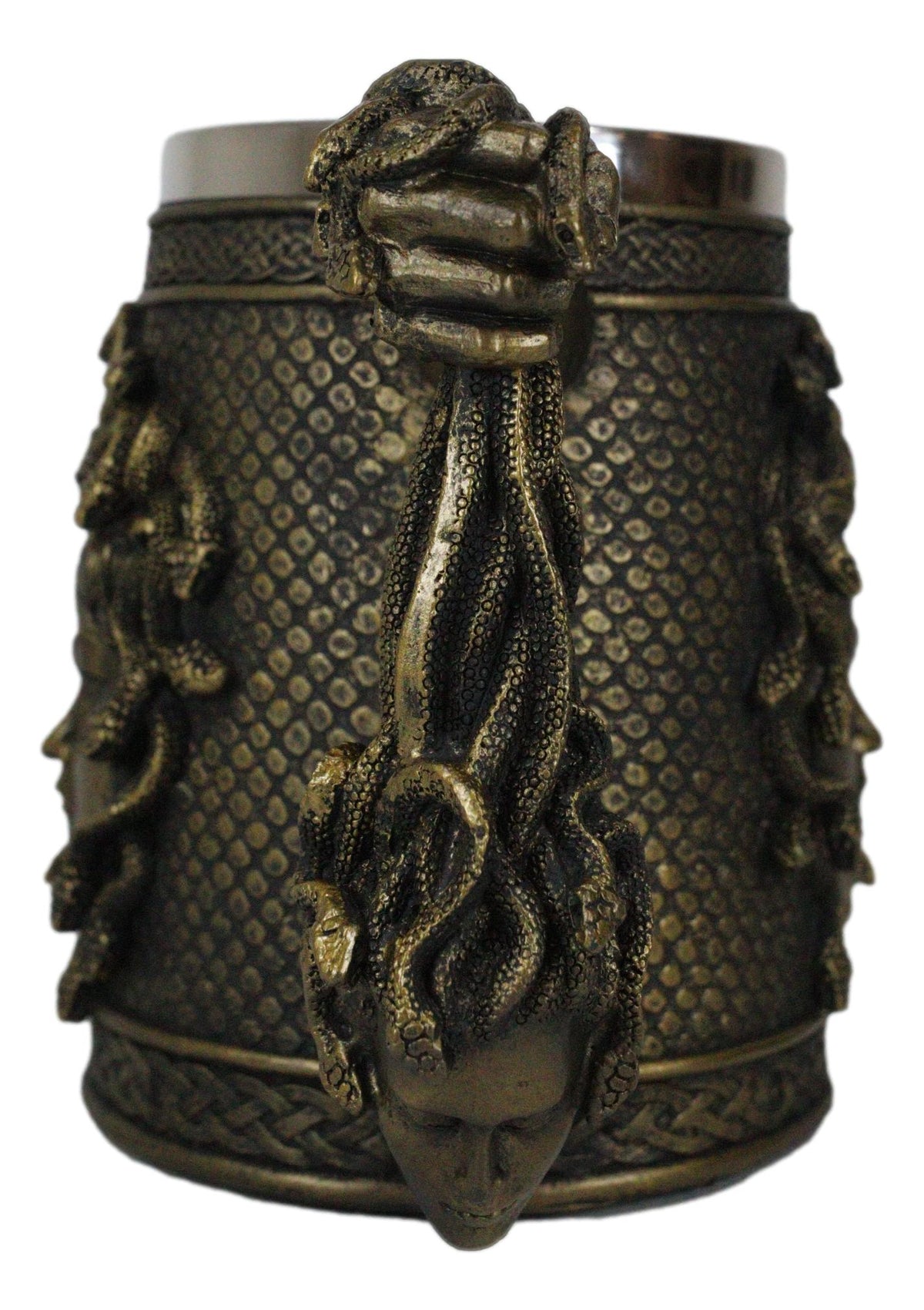 Greek Gorgon Sisters Goddess Medusa With Wild Snakes Hair And Scales Coffee Mug