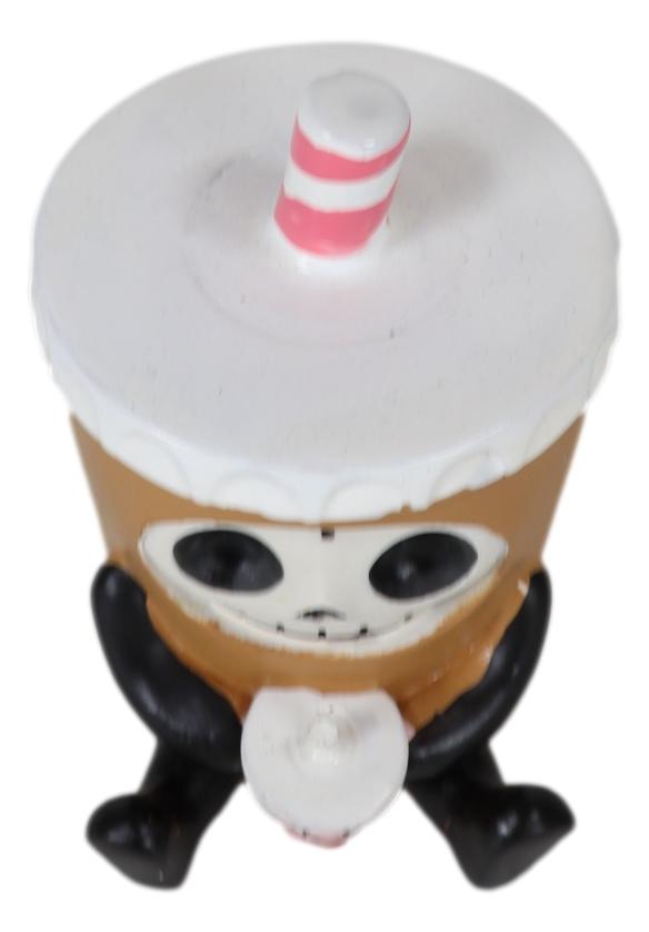 Furrybones Bobby The Bubble Tea Drink Boba Pearls Skeleton Furry Bone Figurine