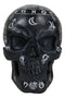 Gothic Wicca Black Mystic Arts Planetarium Zodiac Celestial Ancient Symbols Skull Figurine
