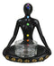 Rainbow 7 Chakra Zones Yoga Avatar Meditating Votive Candle Holder Figurine