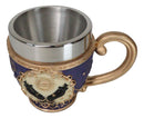 Gold And Purple Wicca Fortune Teller Chirology All Seeing Eye Tarot Tea Cup Mug