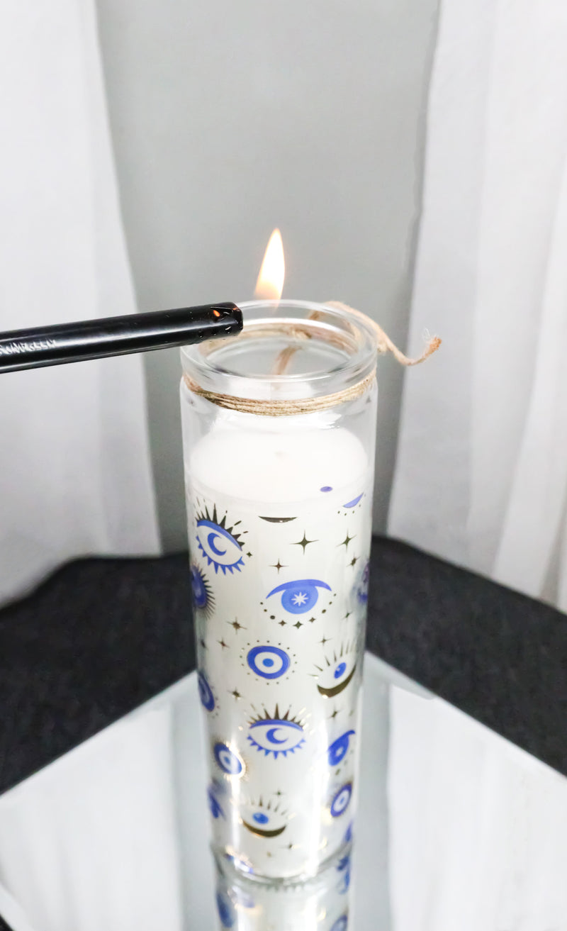 All Seeing Eye Of Providence White Sage Wicca Tall Tube Candle Home Fragrance
