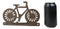 Rustic Cast Iron Hobby Pastime Bicycle Quadruple Multi Peg Wall Coat Hat Hook 8"