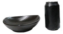 Set Of 6 Kokuyo Black Minimalist Appetizer Salad Triangular Deep Serving Plates