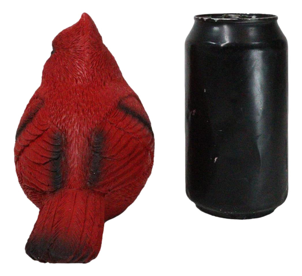 Faux Taxidermy Realistic Northern Male Red Cardinal Bird On Perch Figurine - Ebros Gift