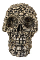 Ossuary Morphing Ghost Whisper Boneyard Skeletons Faux Brass Skull Figurine
