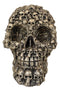 Ossuary Morphing Ghost Whisper Boneyard Skeletons Faux Brass Skull Figurine