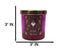 Wicca Witchcraft Mystic Tarot The Lovers Red Rose Scented Pillar Candle Gold Lid
