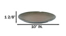 Pack Of 4 Made In Japan Porcelain Sunaji Kairagi Large Round Dinner Plates 10"D