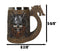 Viking Berserker Skull With Horned Helmet And Axes Dragon Longship Large Mug